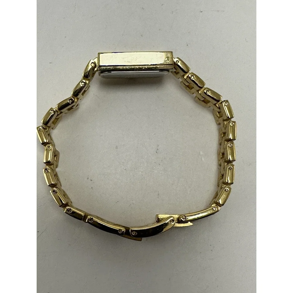 Anne Klein Diamond 10/8512 New Battery Ladies MOP Tank‎ Watch 17MM 7
